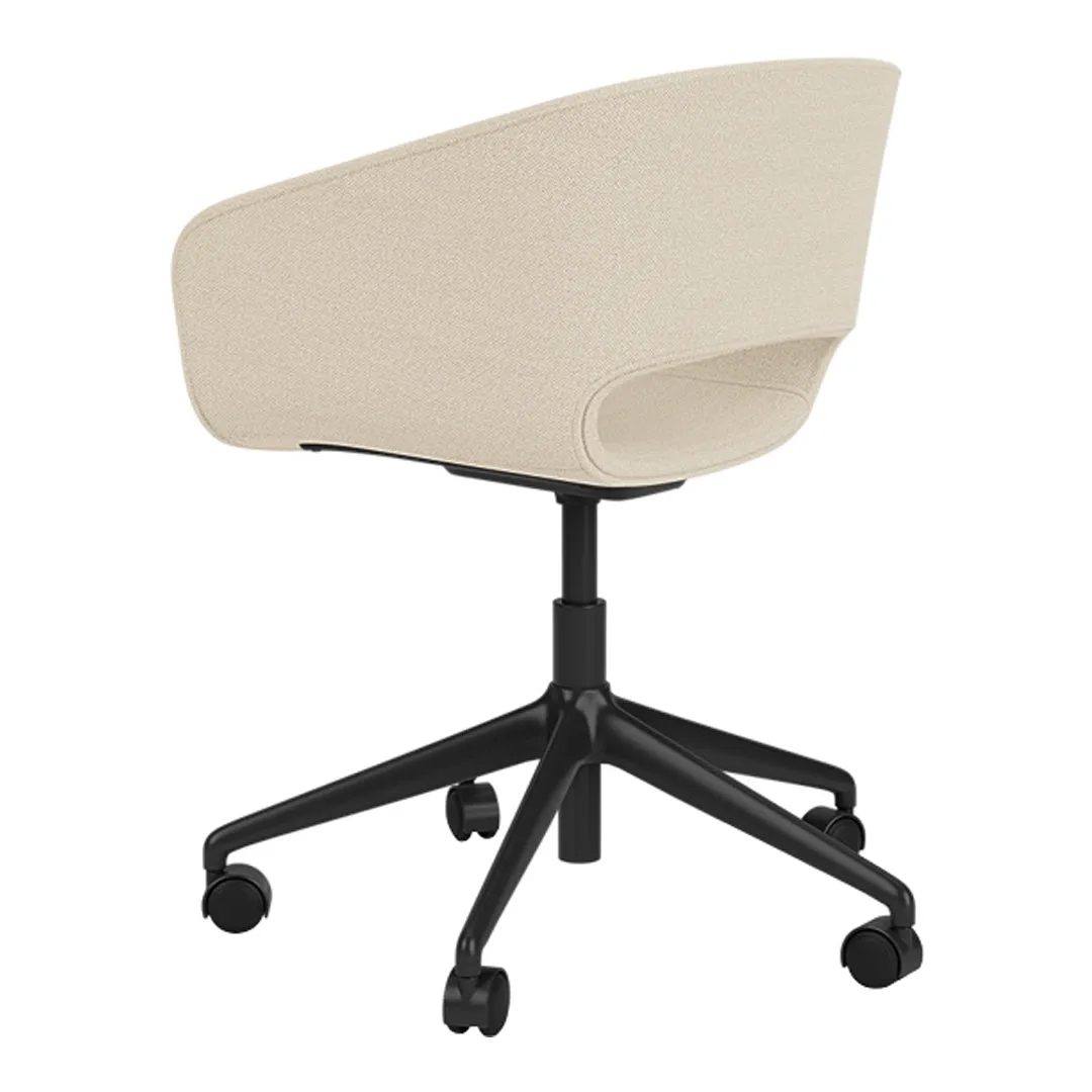 Maree 406 Office Chair - 5 Star Base w/ Casters - Fully Upholstered