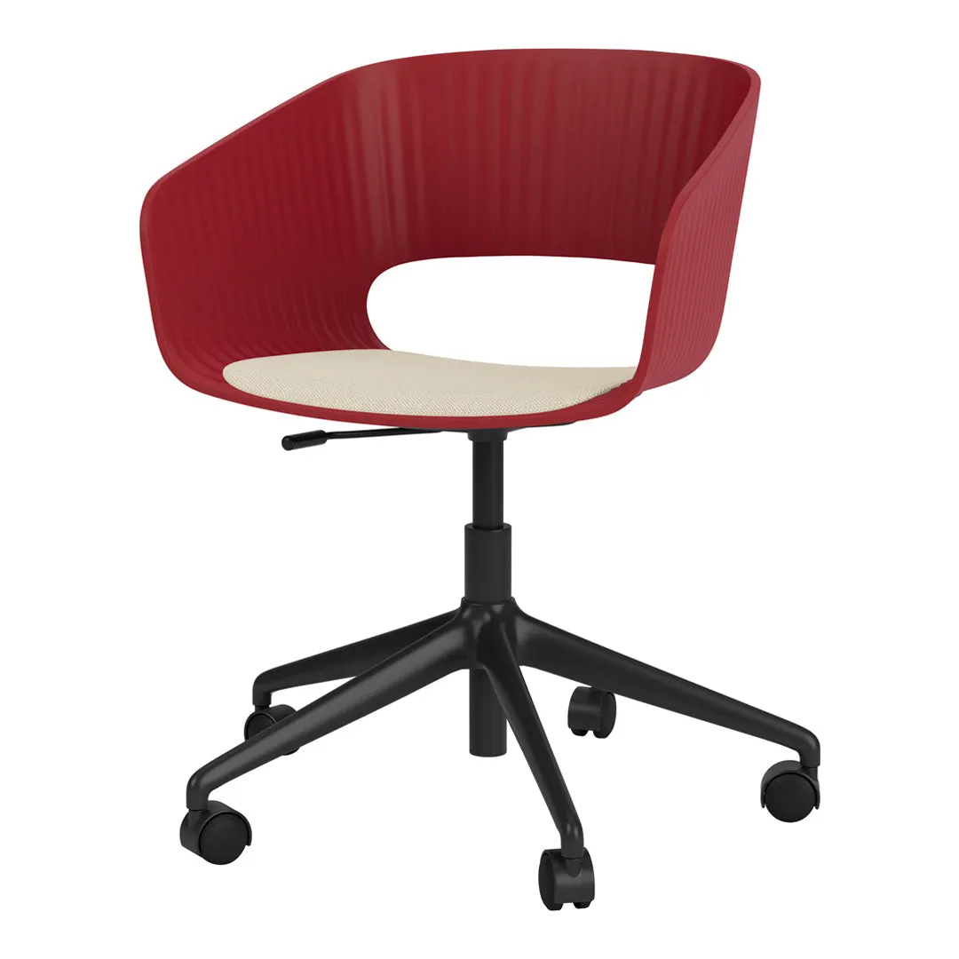 Maree 406 Office Chair - 5-Star Base w/ Casters - Seat Upholstered