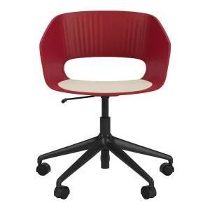 Maree 406 Office Chair - 5-Star Base w/ Casters - Seat Upholstered