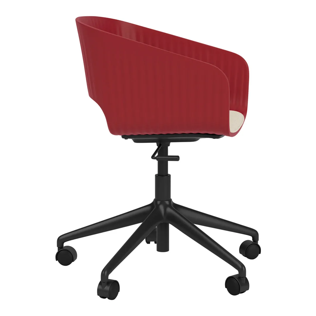 Maree 406 Office Chair - 5-Star Base w/ Casters - Seat Upholstered