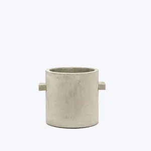 Marie Michielssen Round Concrete Pot 20", Set of 2