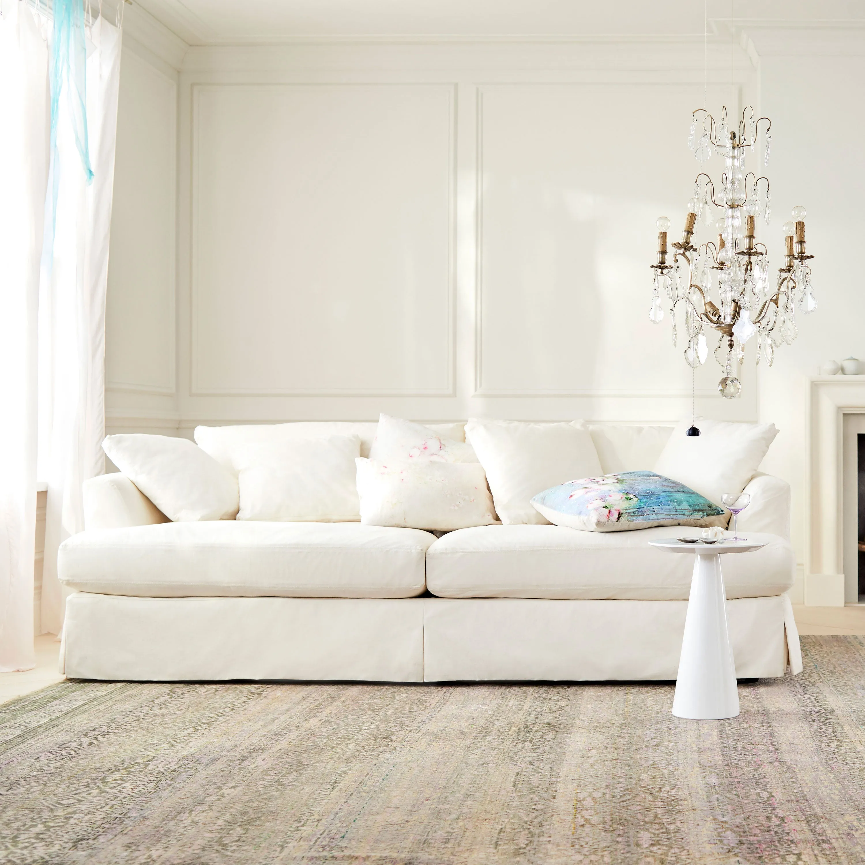 Martha's Vineyard Slipped Two Seat Sofa