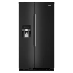 Maytag Black Side-by-Side Refrigerator (24.5 Cu.Ft.) - MRSF4036PB