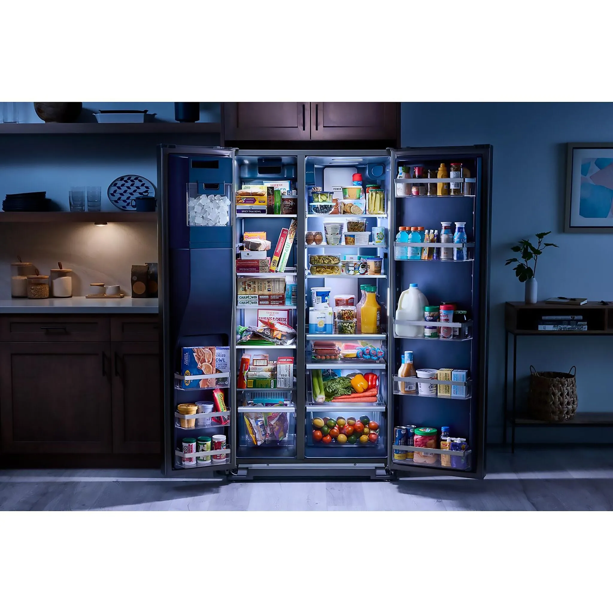 Maytag Fingerprint Resistant Stainless Steel Side-by-Side Refrigerator (28.3 Cu. Ft.) - MRSF6636RZ