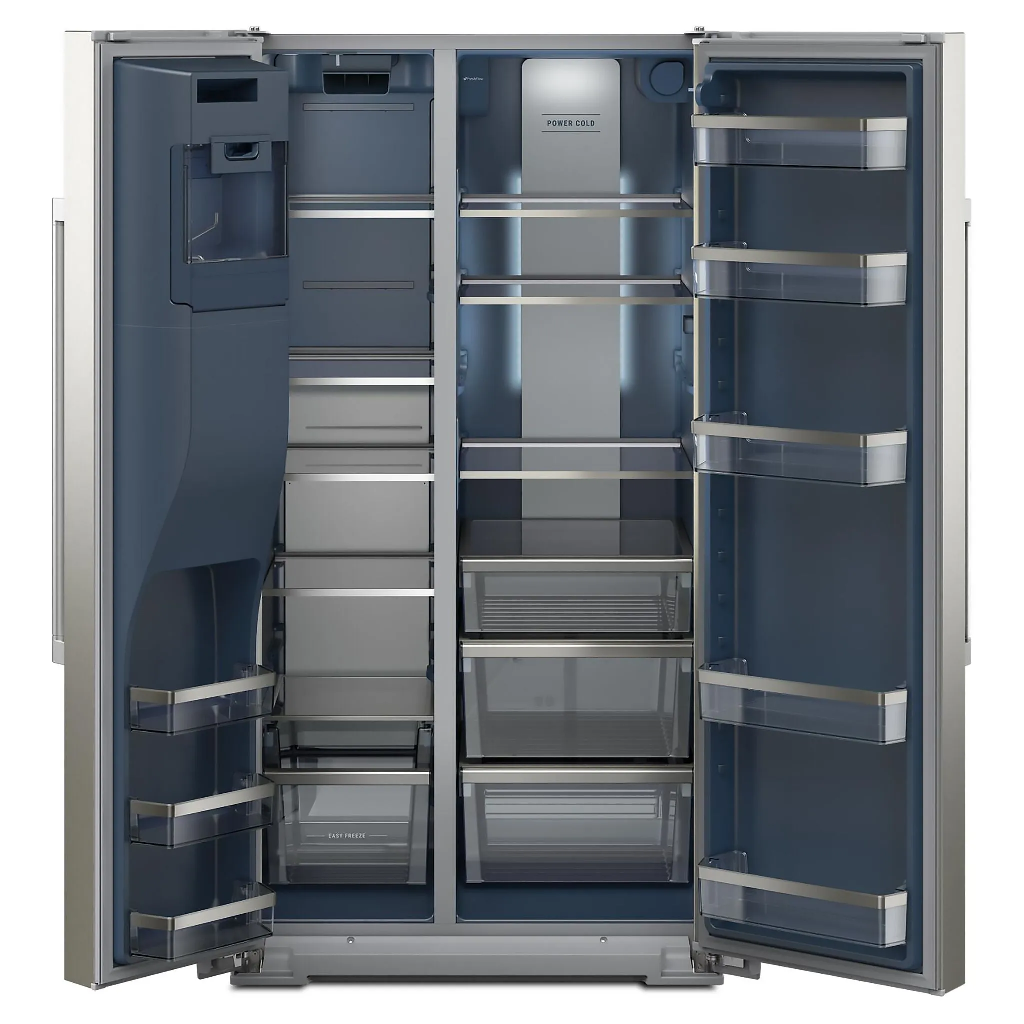 Maytag Fingerprint Resistant Stainless Steel Side-by-Side Refrigerator (28.3 Cu. Ft.) - MRSF6636RZ