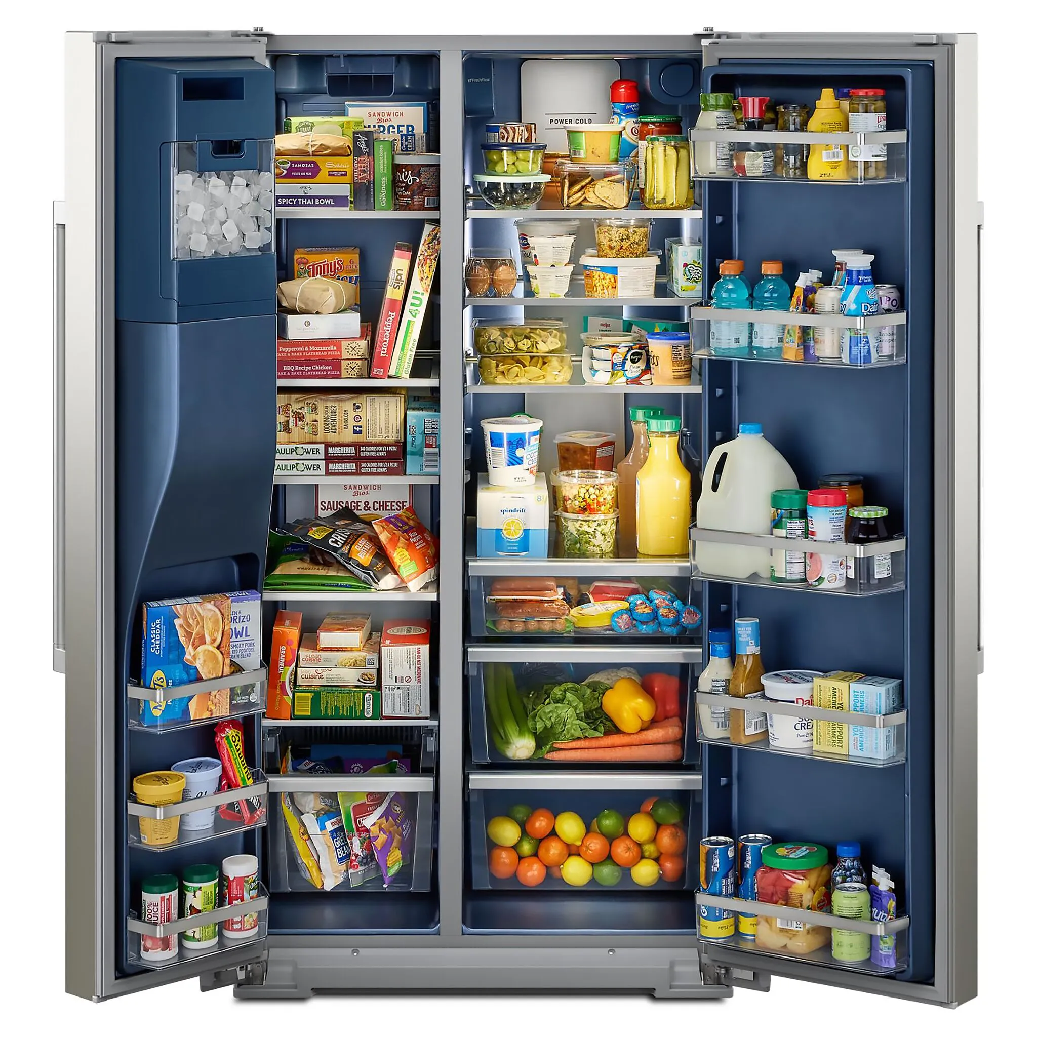 Maytag Fingerprint Resistant Stainless Steel Side-by-Side Refrigerator (28.3 Cu. Ft.) - MRSF6636RZ