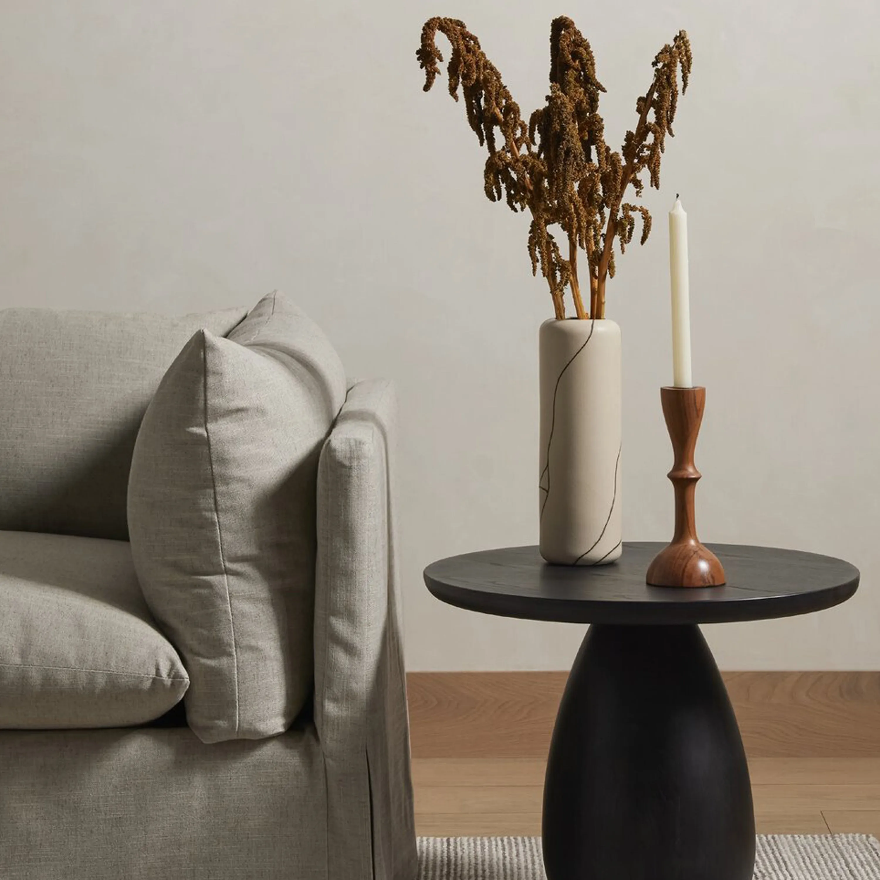 Merla Wood End Table