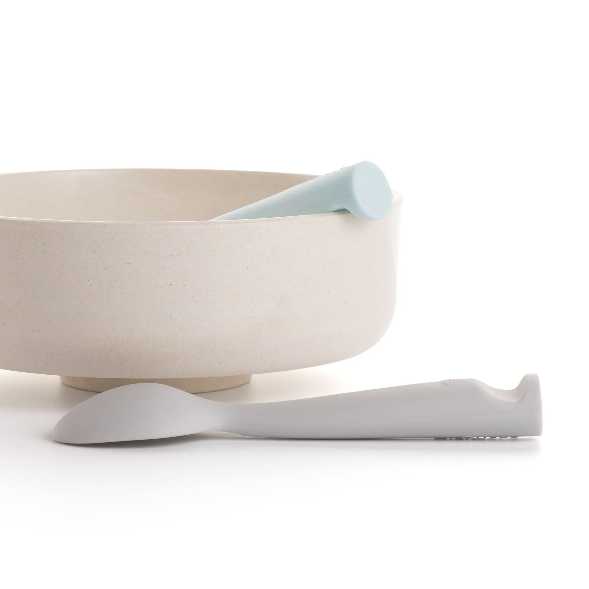 Miniware Training Spoon Set Aqua   Grey
