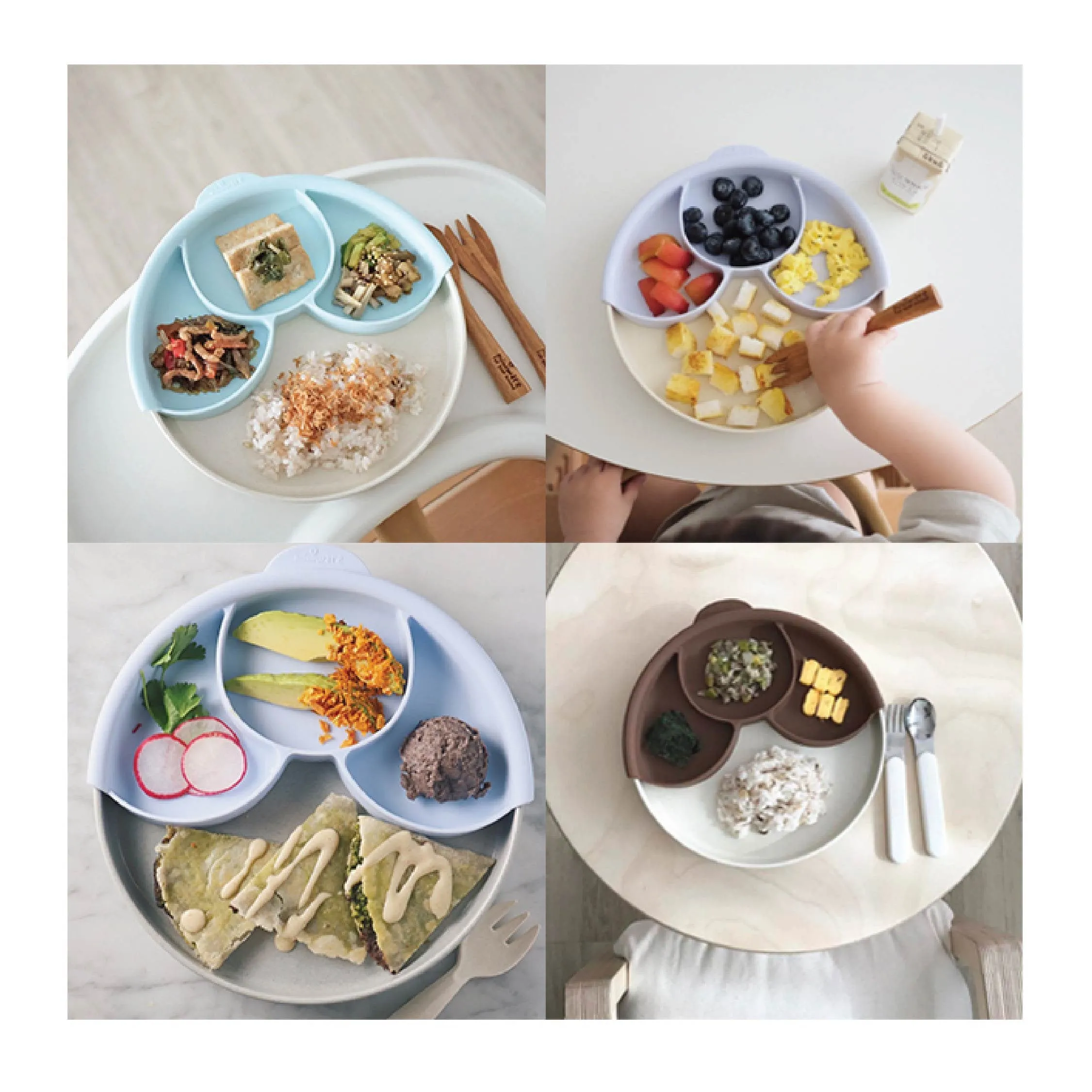 Miniware Training Spoon Set Aqua   Grey