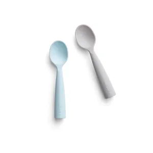 Miniware Training Spoon Set Aqua   Grey
