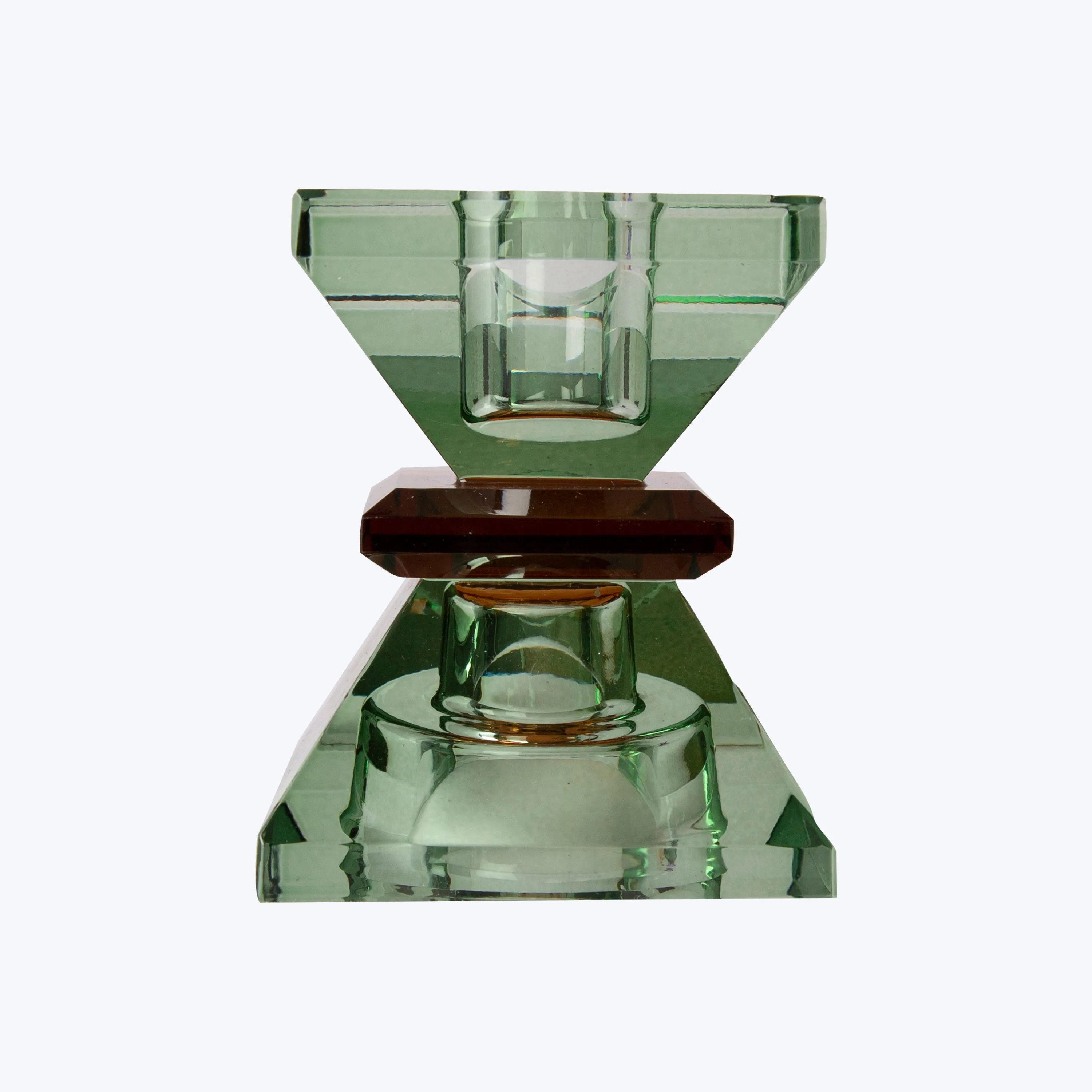 Mirror Crystal Candle Holder