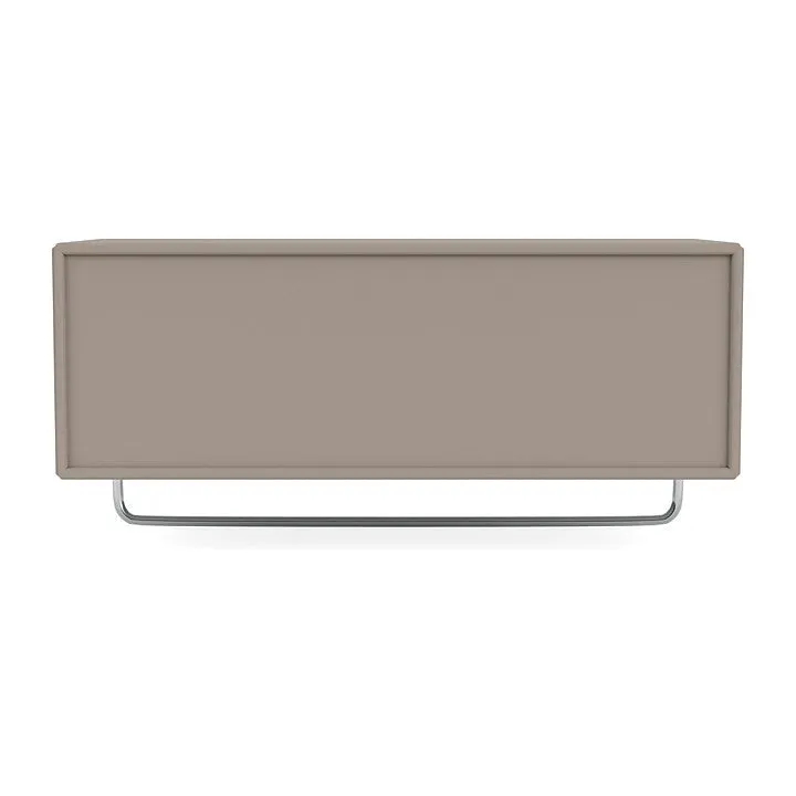 Montana Coat Shelf With Clothes Rack, Truffle Grey