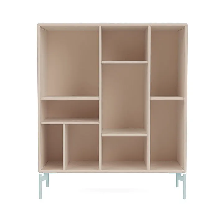 Montana Compile Decorative Shelf With Legs, Clay/Flint