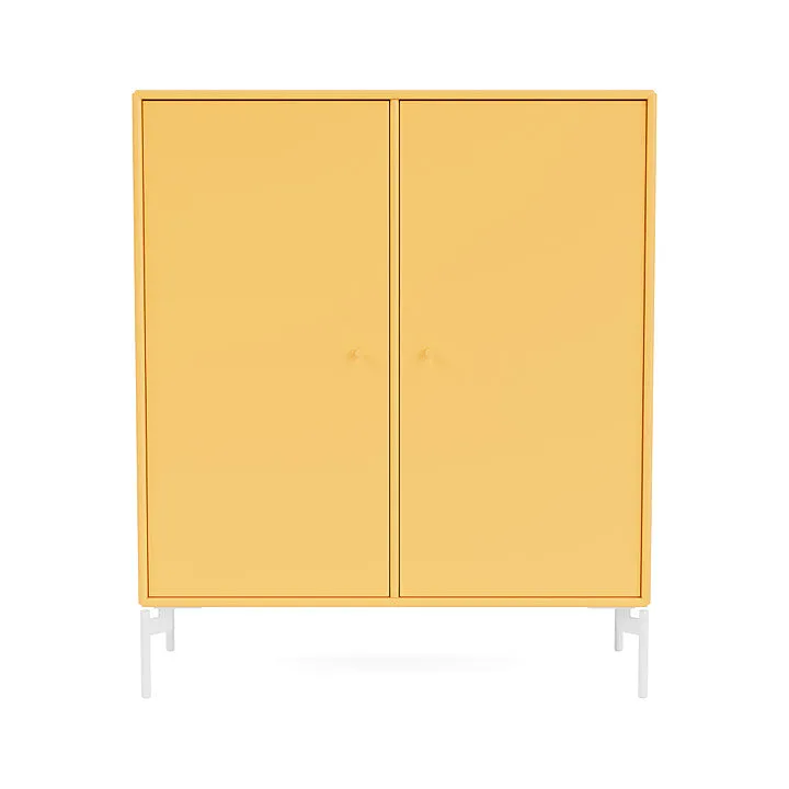 Montana Cover Cabinet With Legs, Acacia/Snow Acacia