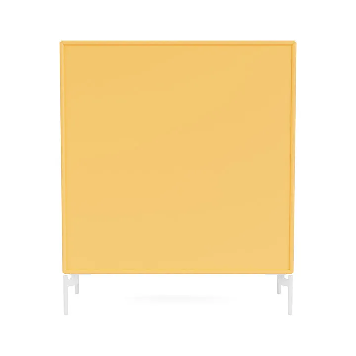 Montana Cover Cabinet With Legs, Acacia/Snow Acacia