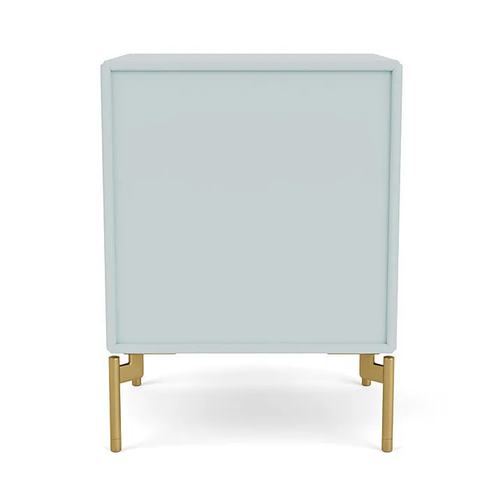 Montana Dream Nightstand With Legs, Flint/Brass