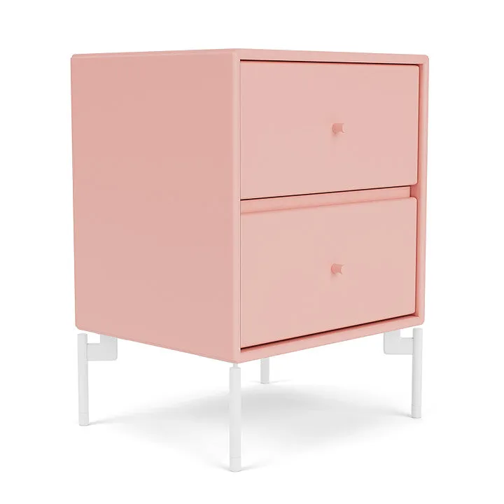 Montana Drift Drawer Module With Legs, Ruby/Snow White