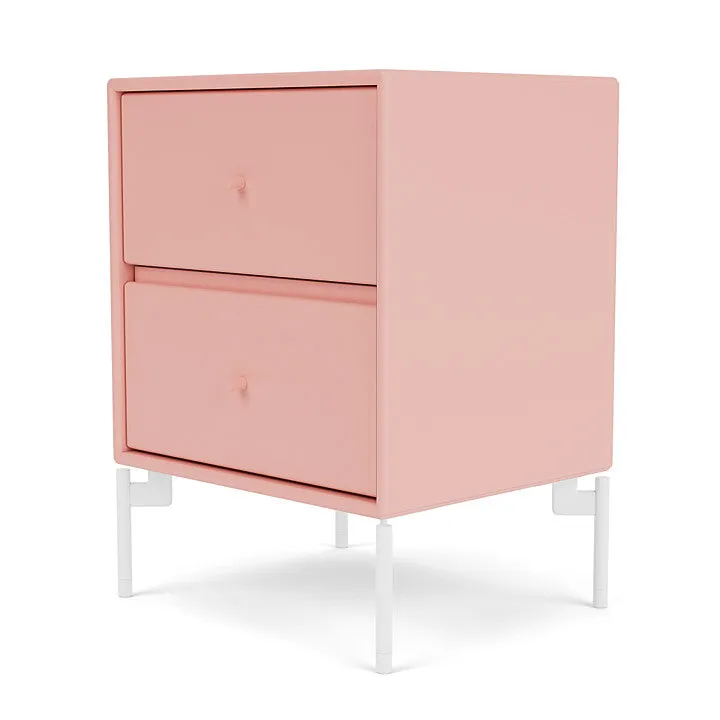 Montana Drift Drawer Module With Legs, Ruby/Snow White