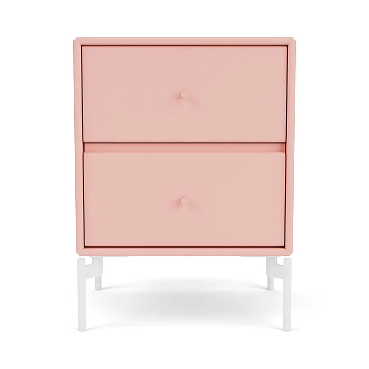 Montana Drift Drawer Module With Legs, Ruby/Snow White