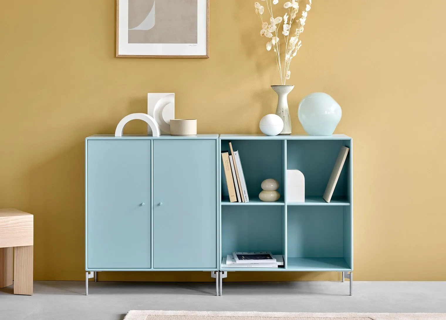 Montana Pair Classic Sideboard With Castors, Nordic White