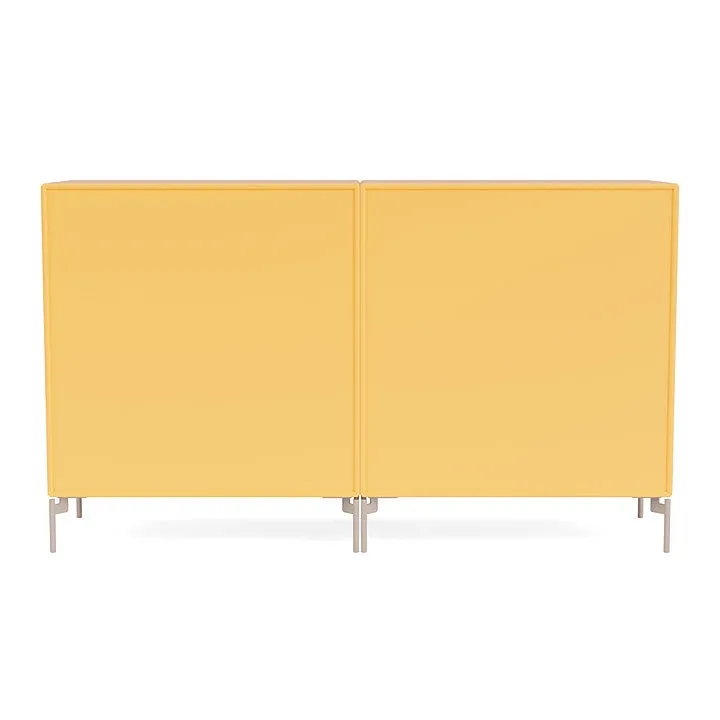 Montana Pair Classic Sideboard With Legs, Acacia/Mushroom