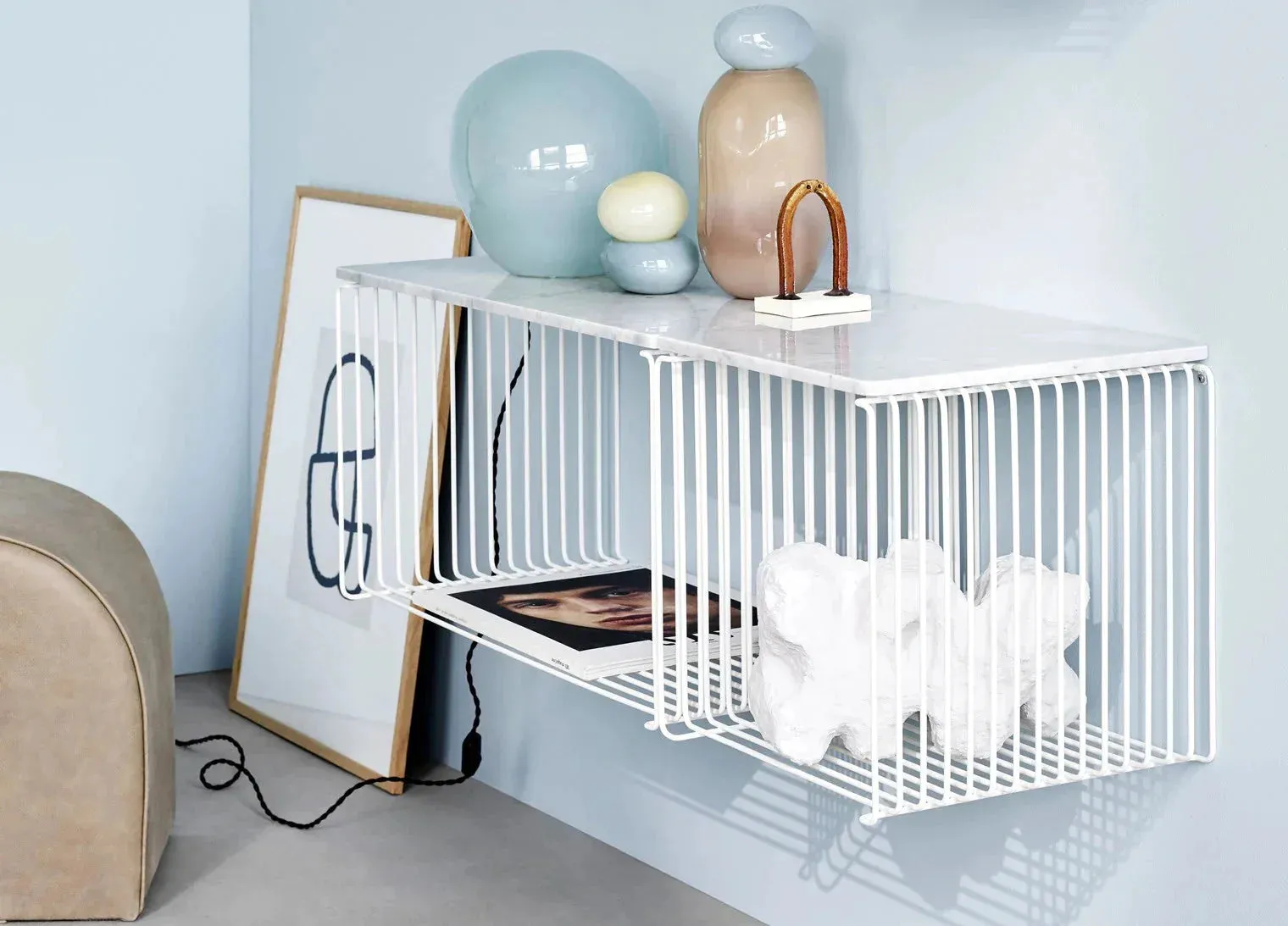 Montana Panton Wire Single Large, Chrome