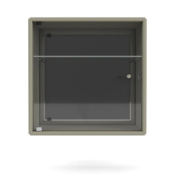 Montana Perfume Wall Mounted Cabinet With Mirror, Fennel Green