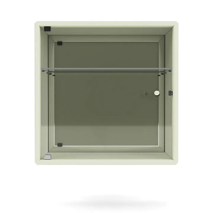 Montana Perfume Wall Mounted Cabinet With Mirror, Pomelo Green