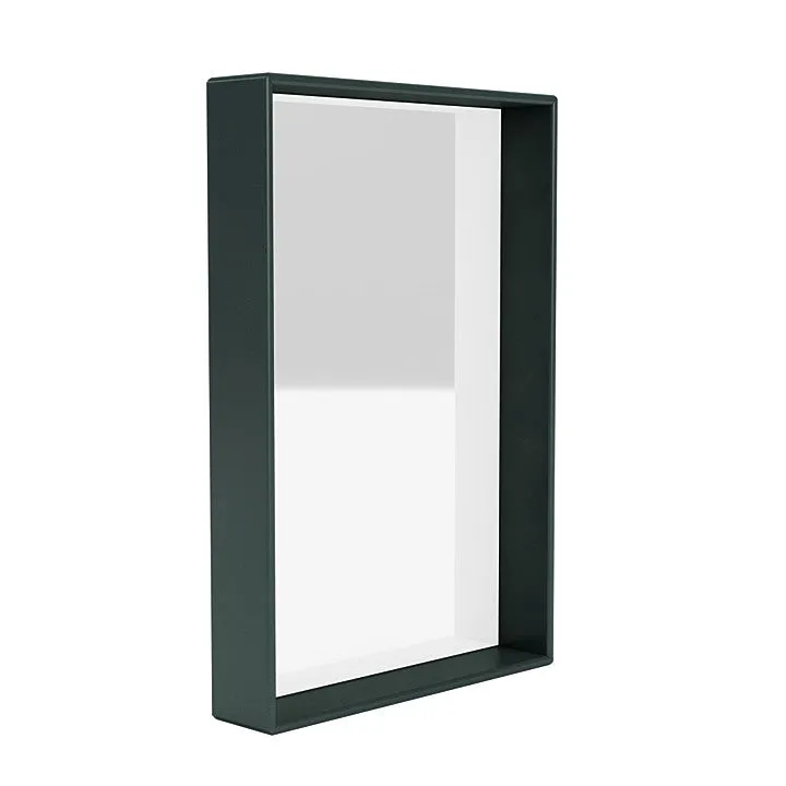 Montana Shelfie Mirror With Shelf Frame, Black Jade