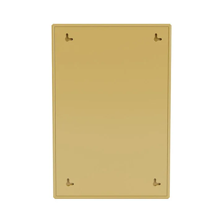 Montana Shelfie Mirror With Shelf Frame, Cumin Yellow