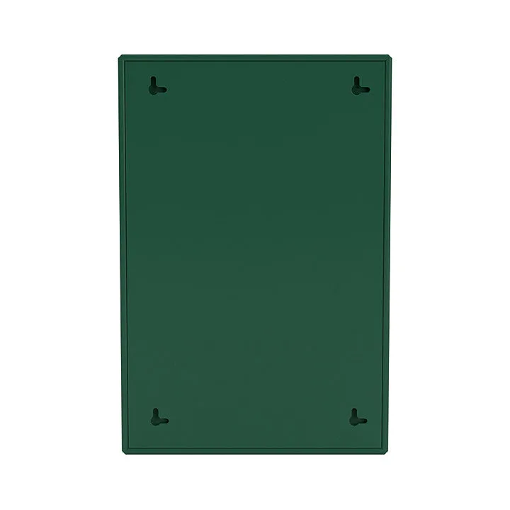 Montana Shelfie Mirror With Shelf Frame, Pine Green