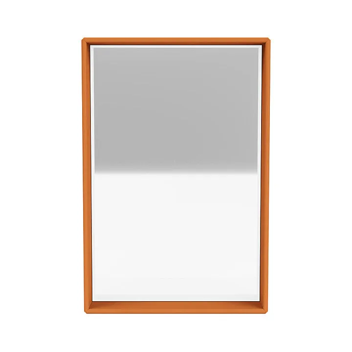 Montana Shelfie Mirror With Shelf Frame, Turmeric Yellow