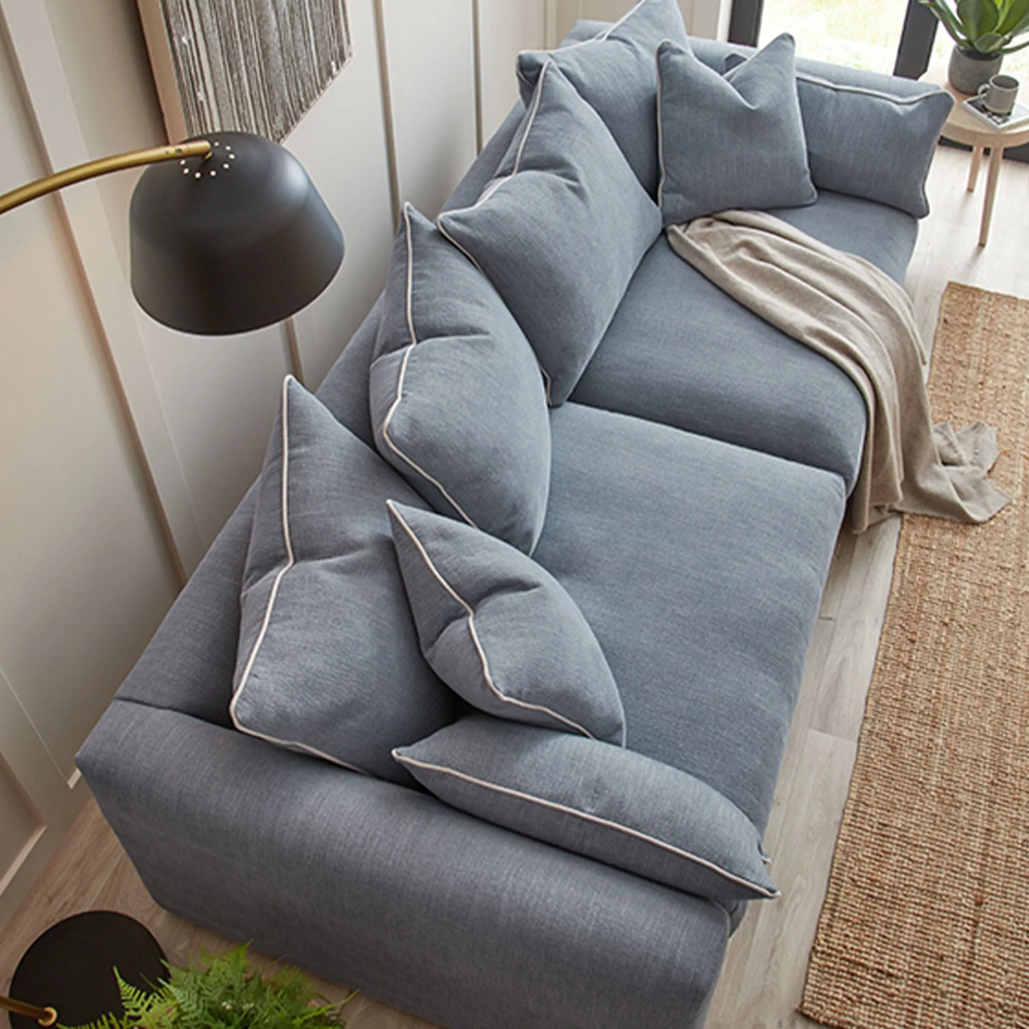 Monte Carlo - Extra Large Split Sofa In Fabric