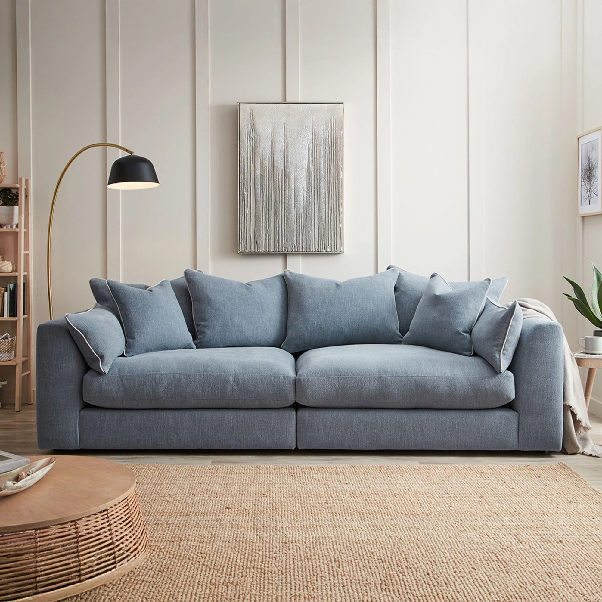 Monte Carlo - Extra Large Split Sofa In Fabric
