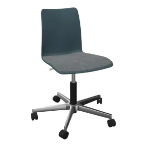 MOOD Learn Conference Chair - Upholstered Seat - 5-Star Base w/ Casters