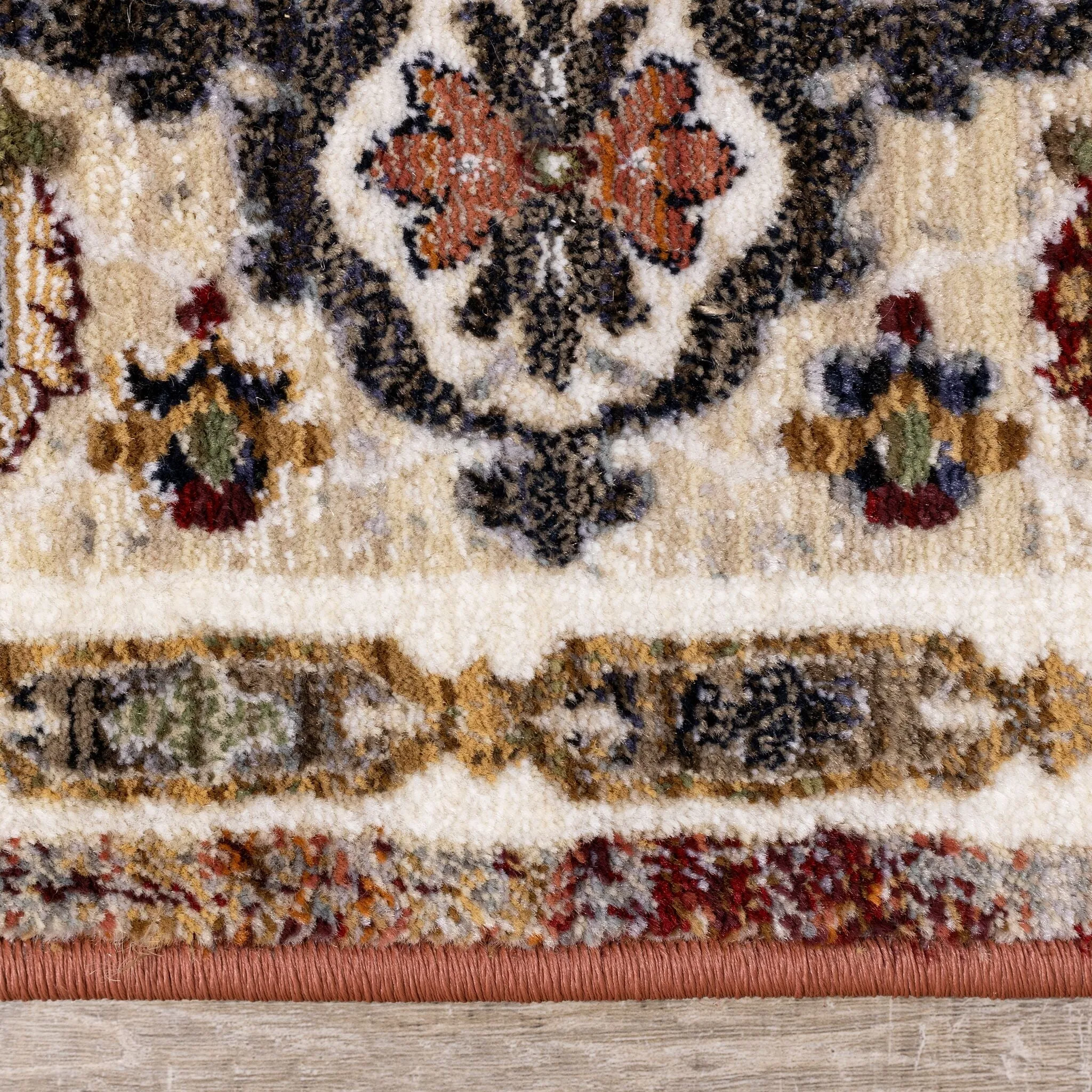 Mosaic 5'3" x 7'10" Tribal Area Rug - Beige