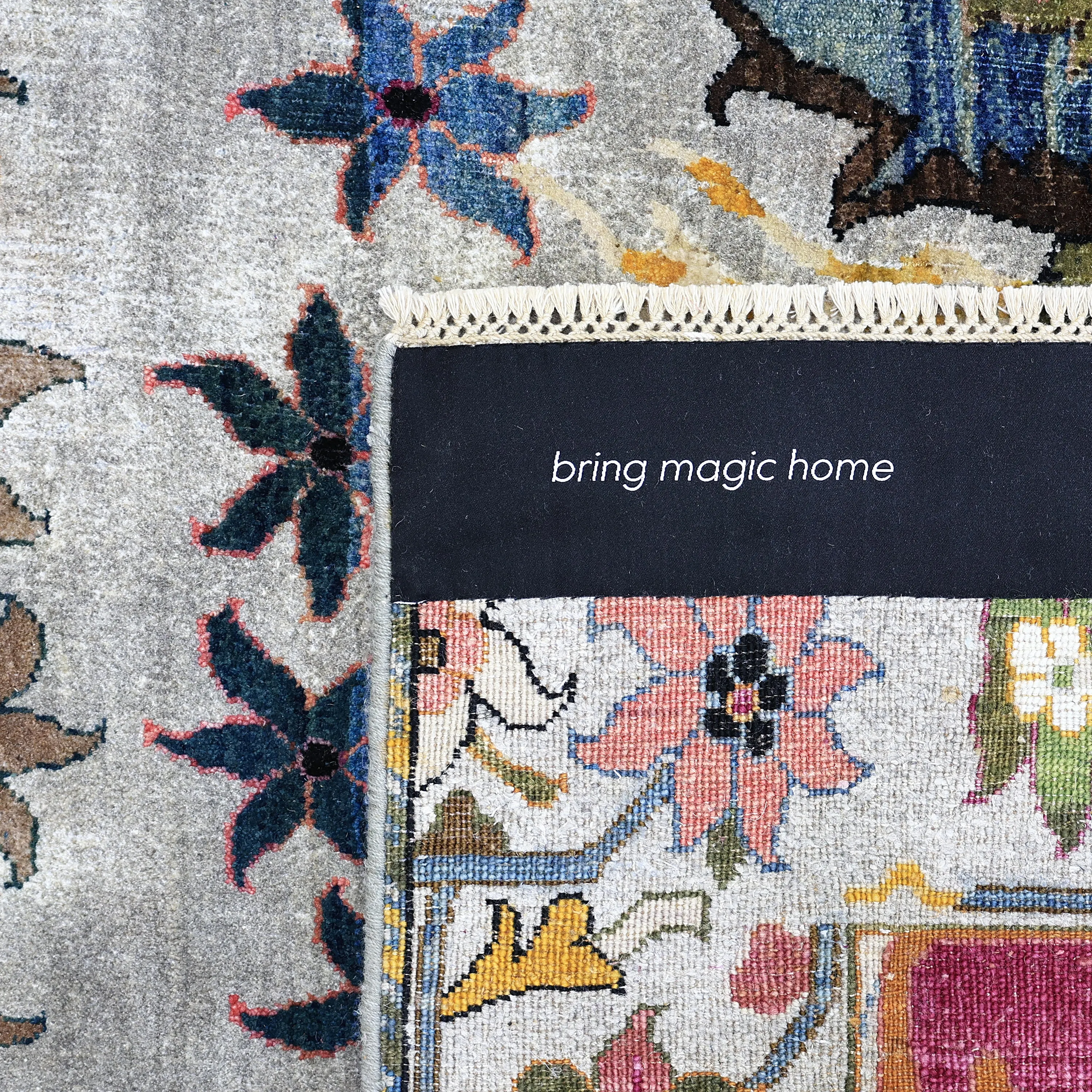 Multicolored Alchemy Transitional Wool Rug - 8'2" x 9'7"