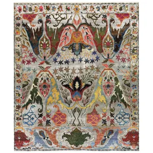 Multicolored Alchemy Transitional Wool Rug - 8'2" x 9'7"