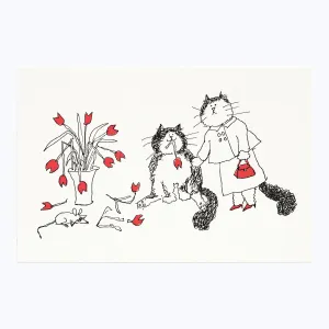 Naughty Jimi Card   Envelope, Grace Coddington