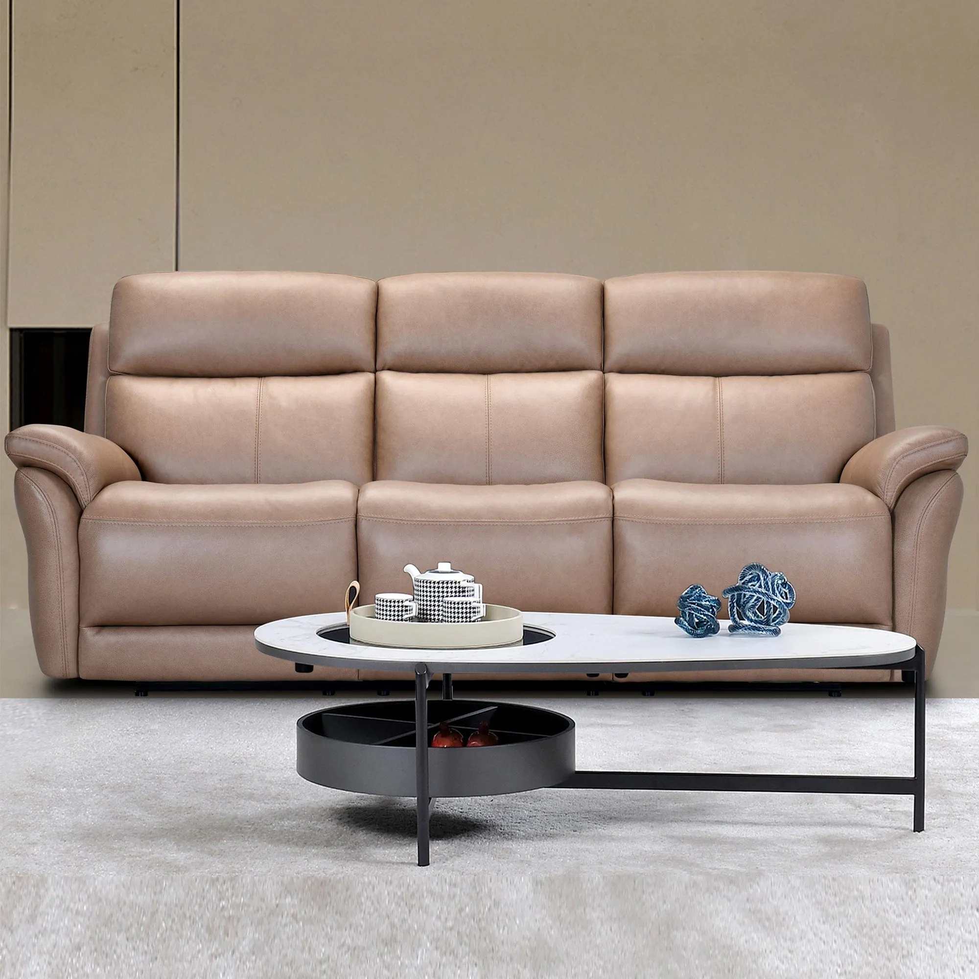 Nexus - 3 Seat Sofa In Leather