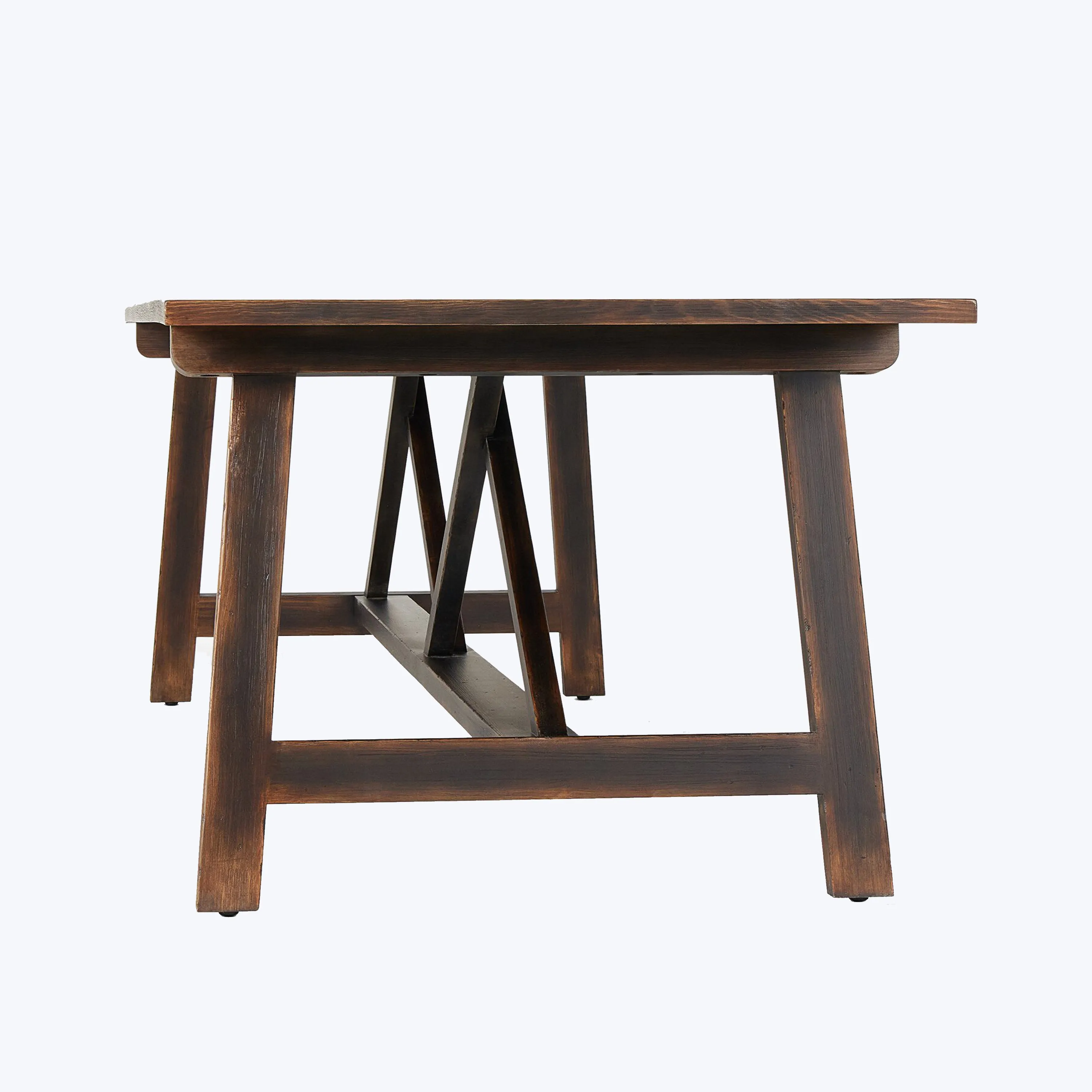 Nostalgia Aged Brown Dining Table