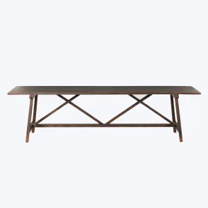 Nostalgia Aged Brown Dining Table
