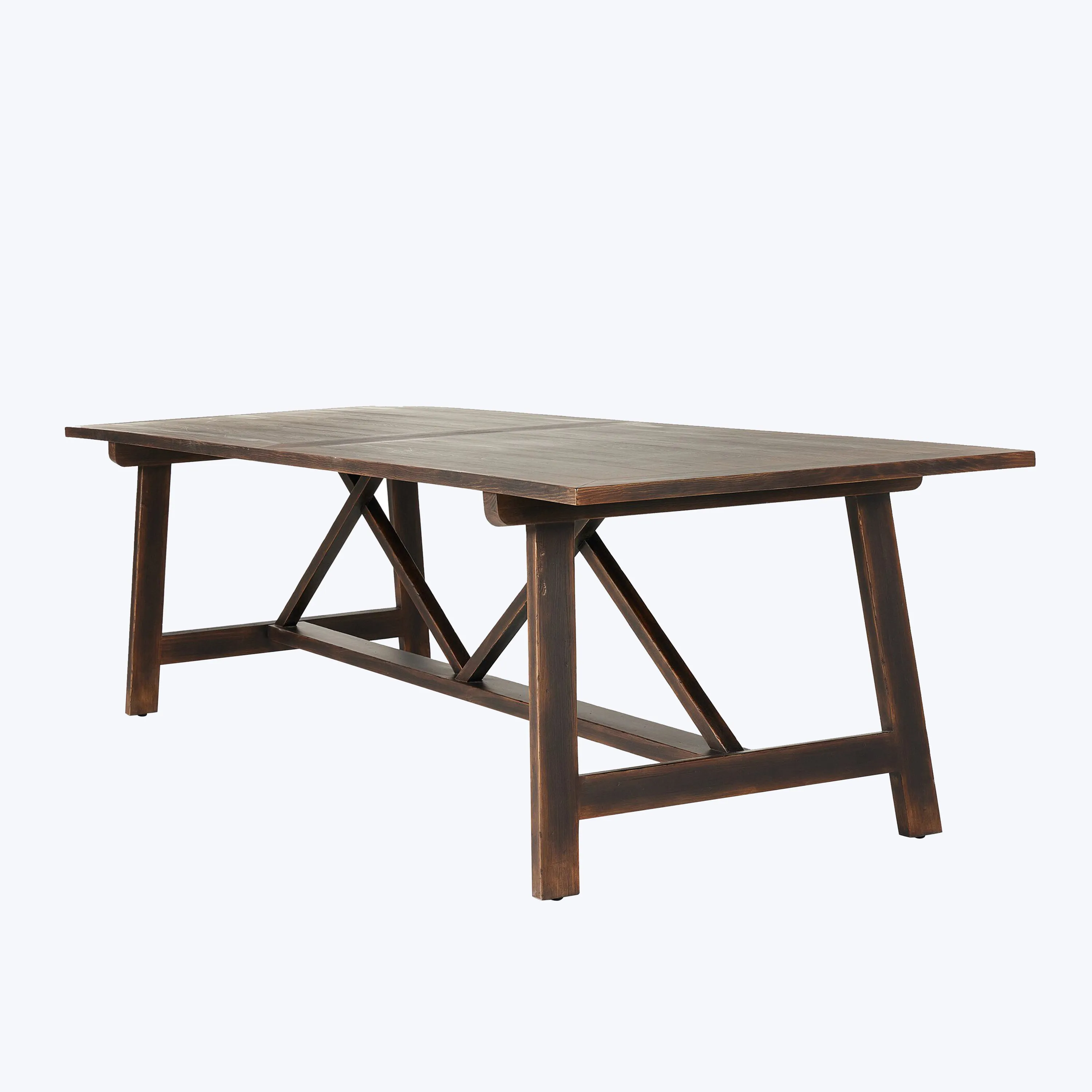 Nostalgia Aged Brown Dining Table