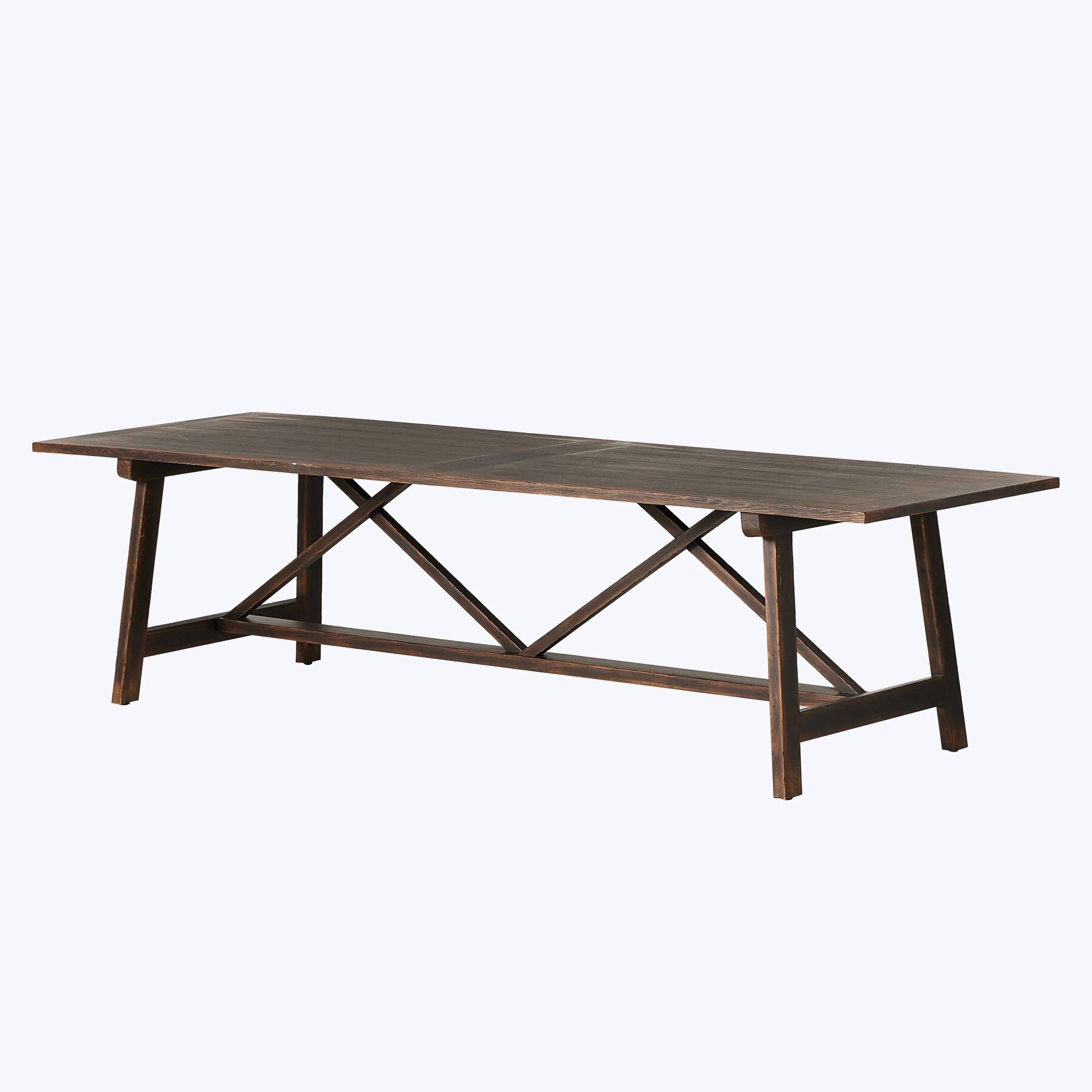 Nostalgia Aged Brown Dining Table