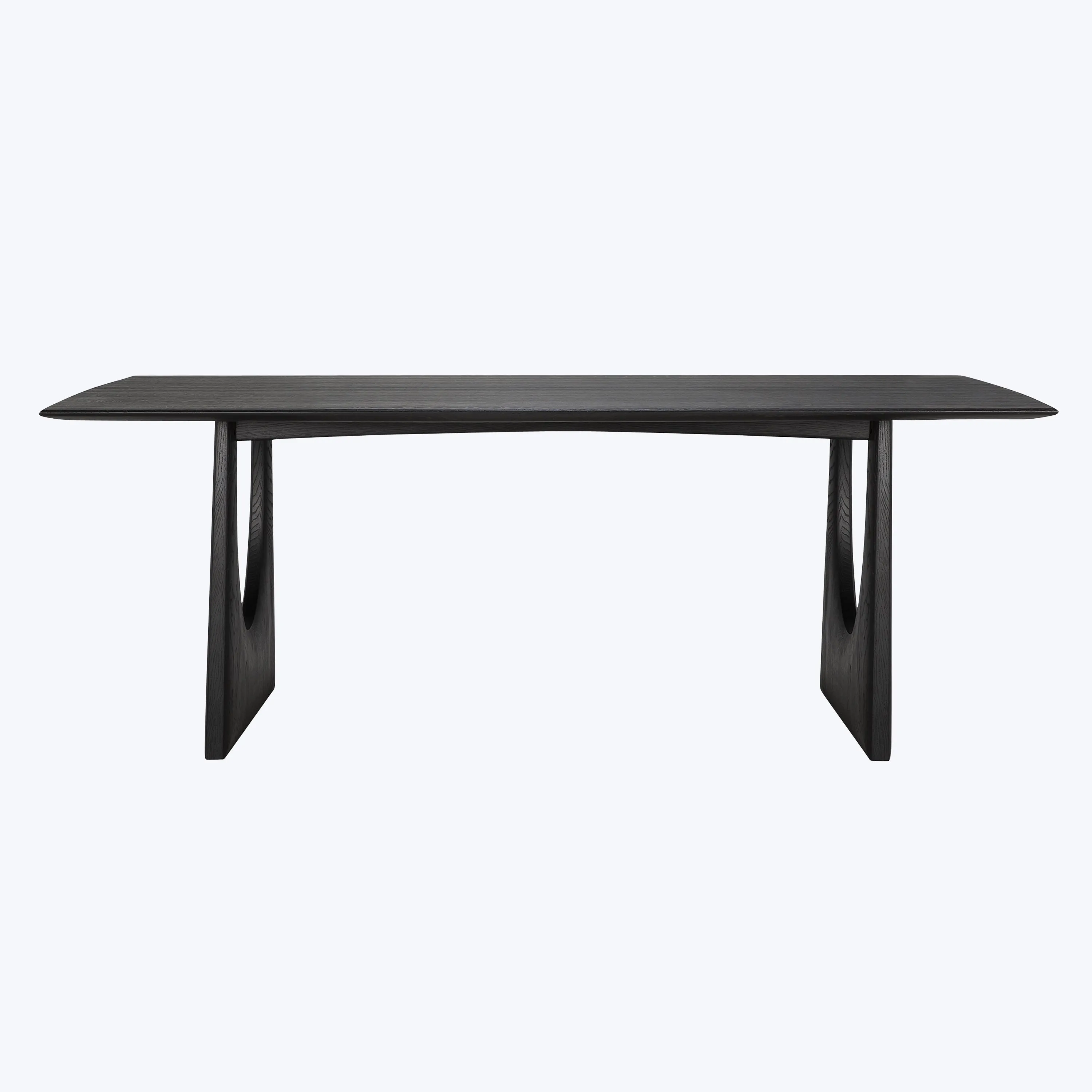 Oak Geometric Rectangular Dining Table
