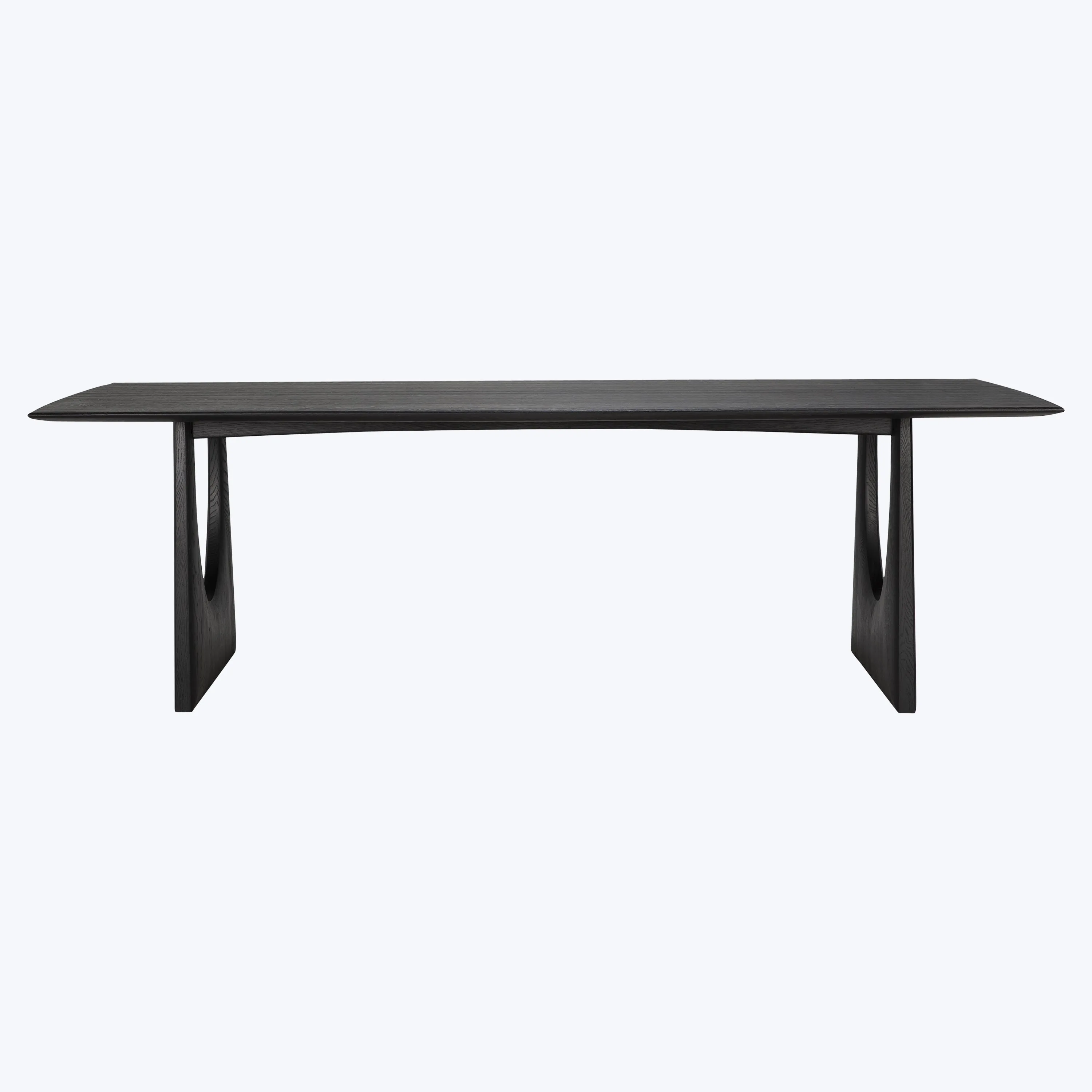 Oak Geometric Rectangular Dining Table
