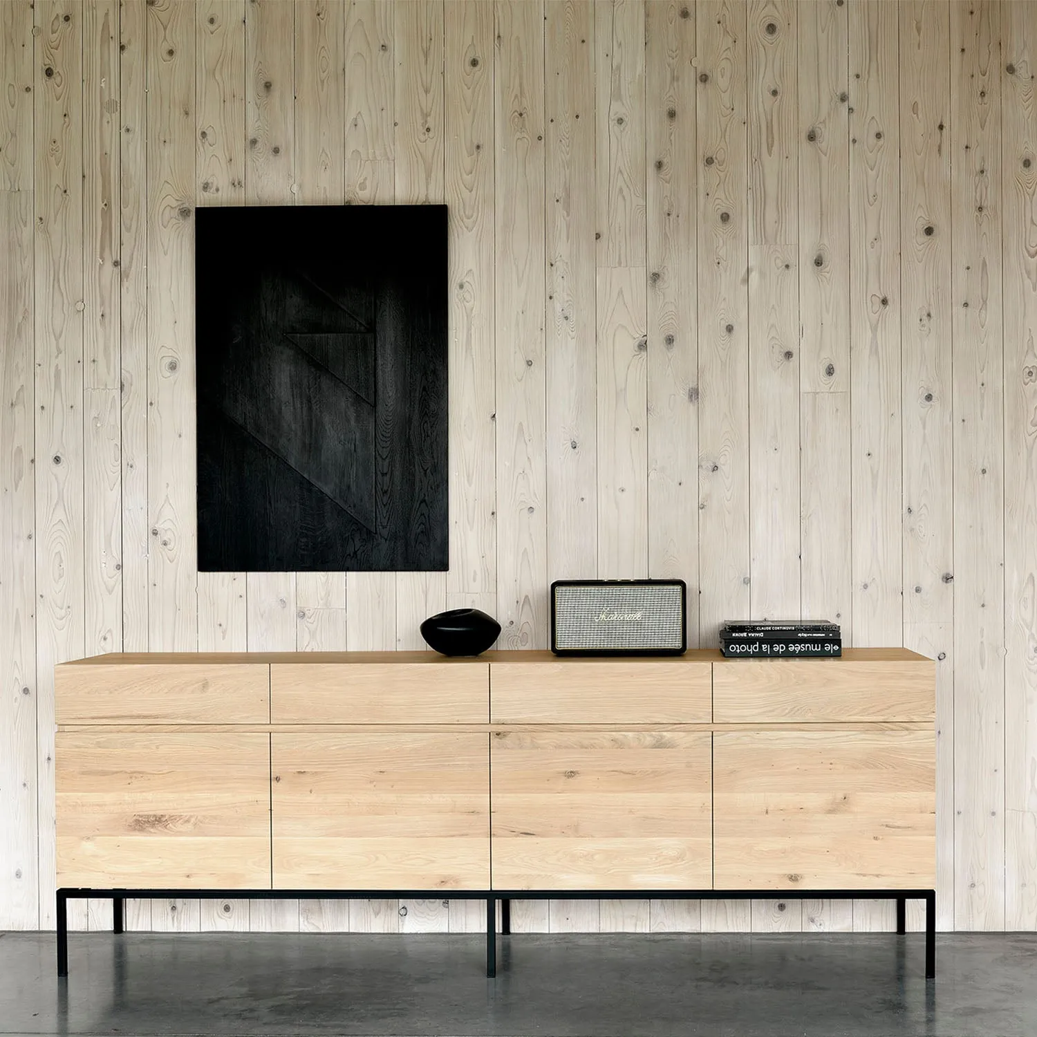 Oak Ligna 4-Door Sideboard
