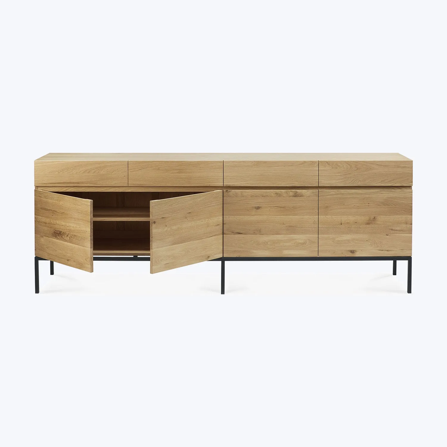 Oak Ligna 4-Door Sideboard