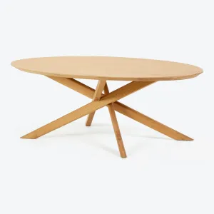 Oak Mikado Oval Coffee Table