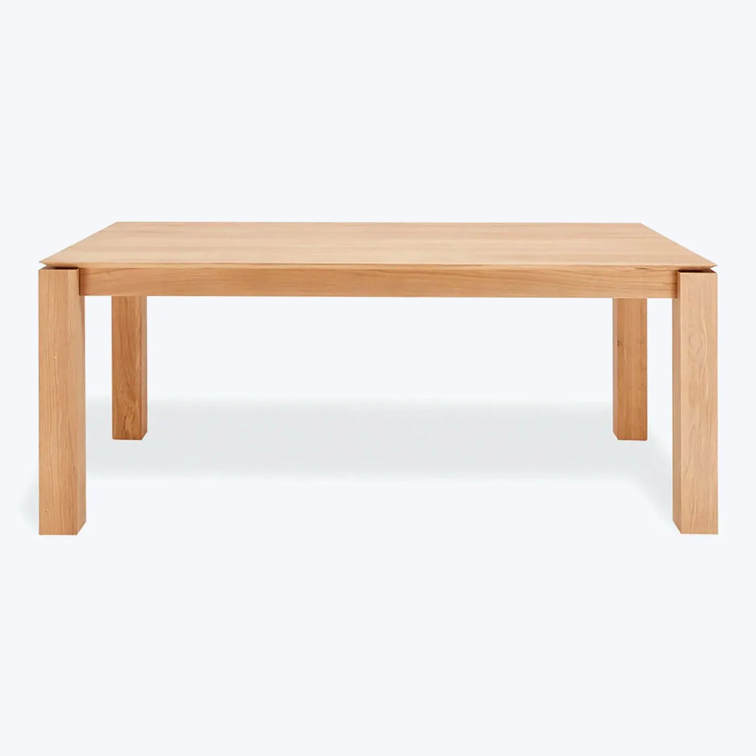 Oak Slice Extendable Dining Table